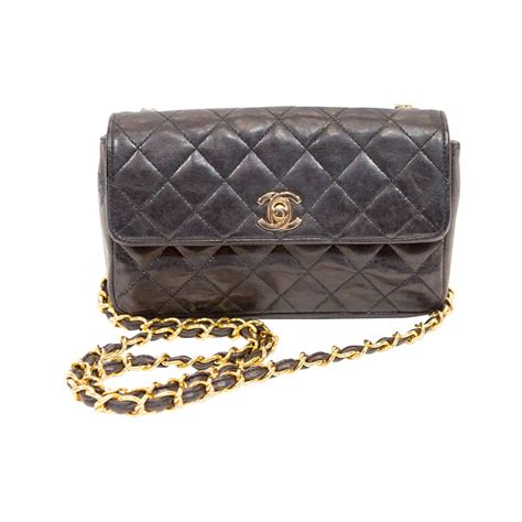 chanel black crossbody purse|chanel black quilted crossbody bag.